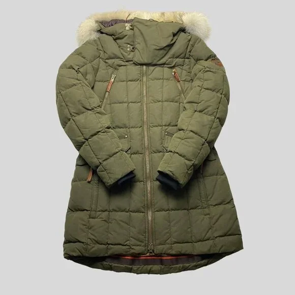 SOREL Conquest Carly Parka Olive Green Size S - Picture 2 of 13